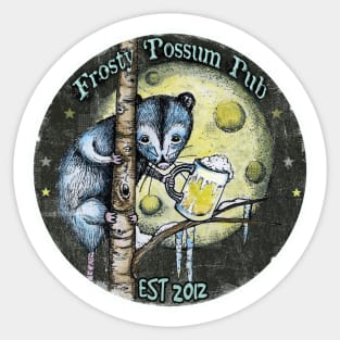 Frosty Possum Pub Sticker